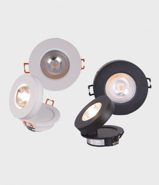 LED 수르르 타공 75mm 3인치 COB 반매입등 (원형 LED 8W)