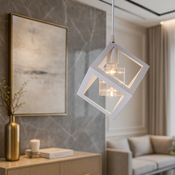 헤이그 화이트 1등 펜던트조명 P/D