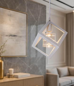 헤이그 화이트 1등 펜던트조명 P/D