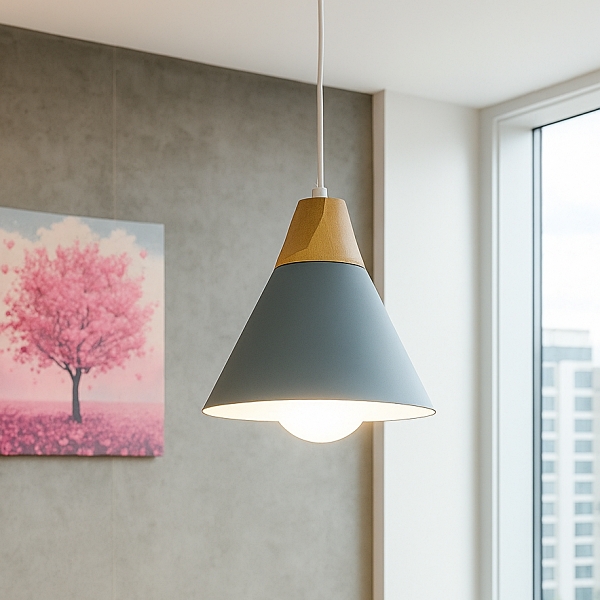 보카 1등 펜던트조명 P/D 우드