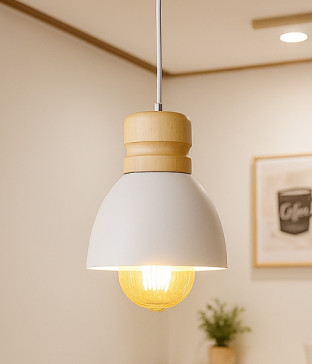 코니 1등 펜던트조명 P/D 우드