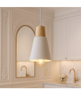 보니 1등 펜던트조명 P/D 우드