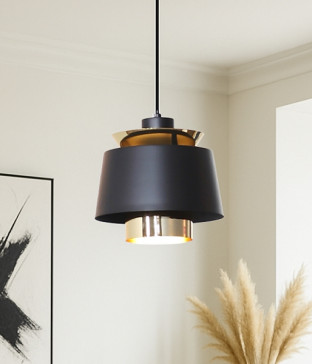 6752-1D 1등 펜던트조명 P/D 블랙+골드