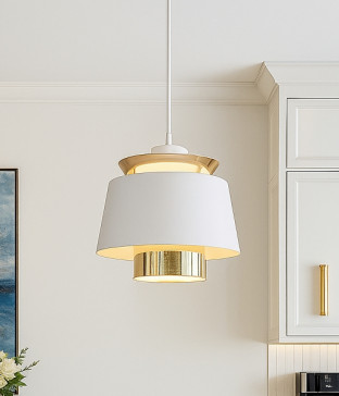 6752-1D 1등 펜던트조명 P/D 화이트+골드