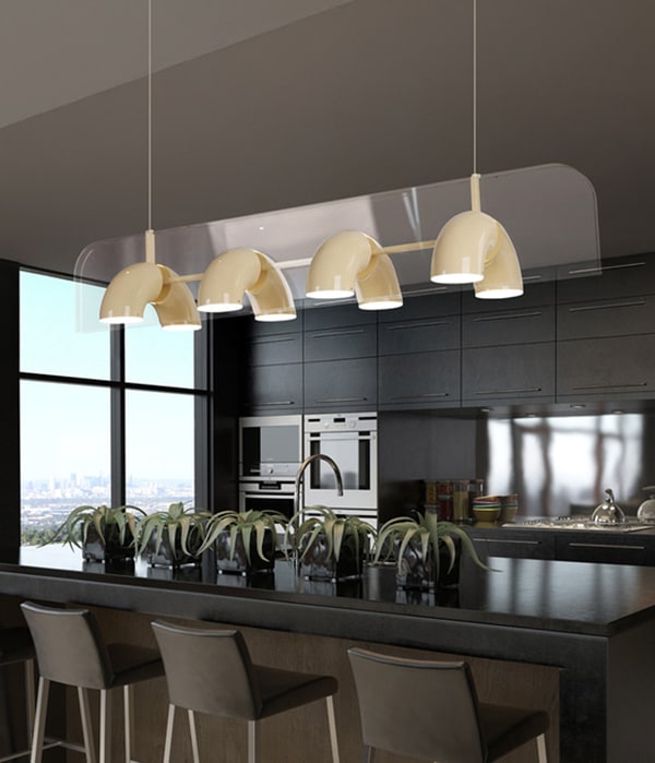 데이라 4등 20W, 8등 40W 식탁등 색변환 식탁전등 3Color